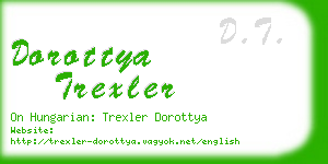 dorottya trexler business card